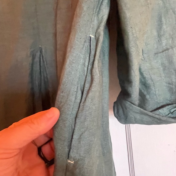 Cold Water Creek Linen Blazer, great for weddings - Picture 7 of 7